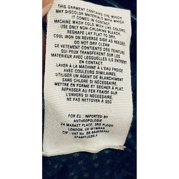 Anthropologie Hei Hei Jacket Womens Small Burnette Floral Anorak Military Jacket - Picture 7 of 7